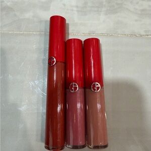 Giorgio Armani Lip Maestro in Red and Tan